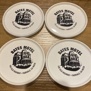 Bates Motel Vintage Coaster Set. NWOT